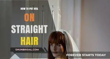Effortless Veil Styling: Tips for Securing Veils on Straight Hair