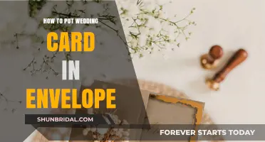 Elegant Envelope Tips: Mastering the Art of Inserting Wedding Cards