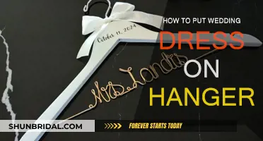 The Perfect Wedding Dress Hanger