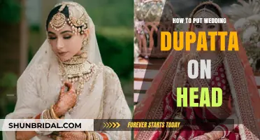 The Perfect Wedding Dupatta Head Drape