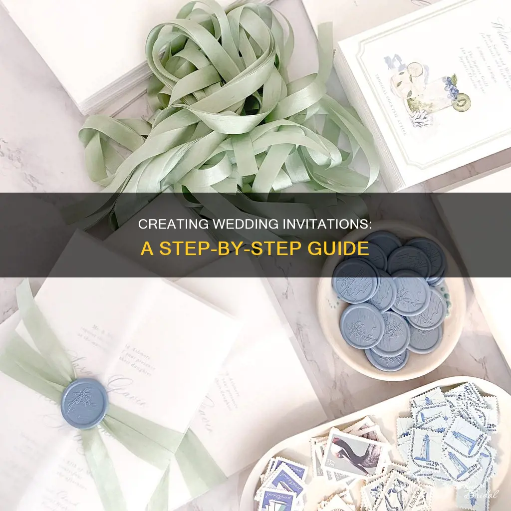 how to put wedding invitaiton together