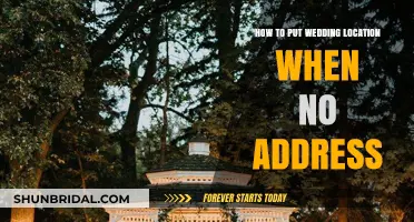 Finding Your Wedding Location Without an Address