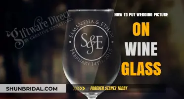 Personalized Wine Glasses: Adding Wedding Photos