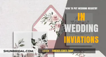 Wedding Registry: Adding It to Your Wedding Invitations