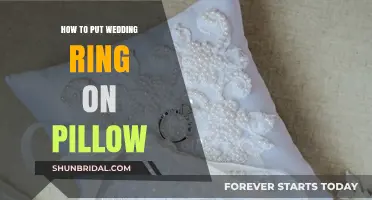 Guide to Placing Wedding Rings on a Pillow