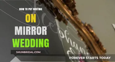 Writing on Mirrors: A Guide for Weddings