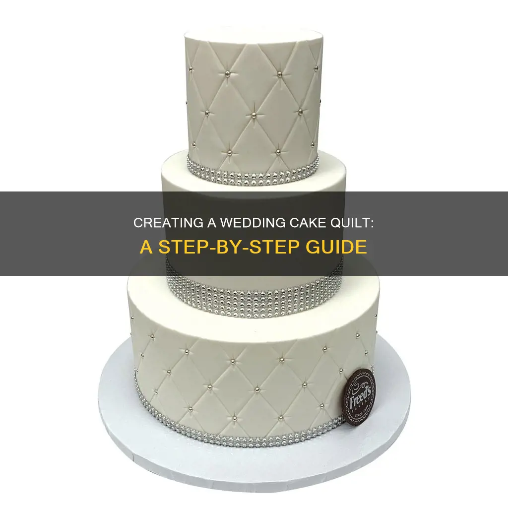 how to quilt a wedding cake