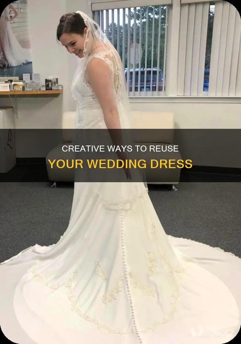 how to re use wedding dress