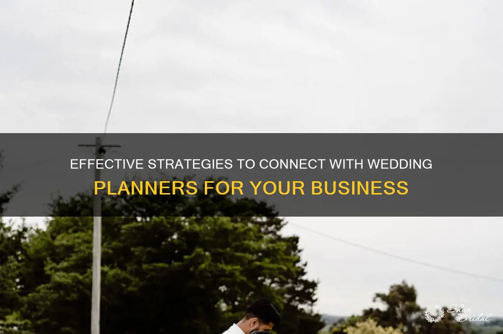 how to reach out to wedding planners