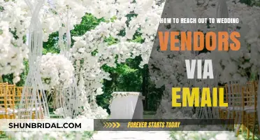 Crafting the Perfect Email to Secure Your Dream Wedding Vendors