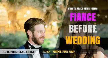Seeing Your Fiancé Before the Wedding: How to React Gracefully