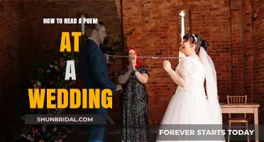 Mastering the Art of Reading Poems at Weddings: Tips and Tricks