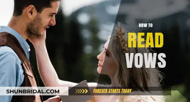 Mastering the Art of Reading Wedding Vows with Confidence and Emotion