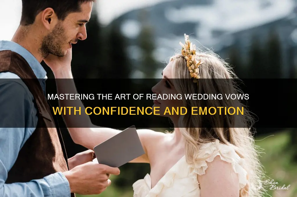 how to read vows