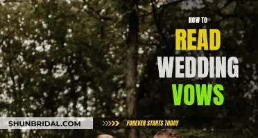 Reading Wedding Vows: Tips for a Perfect Delivery