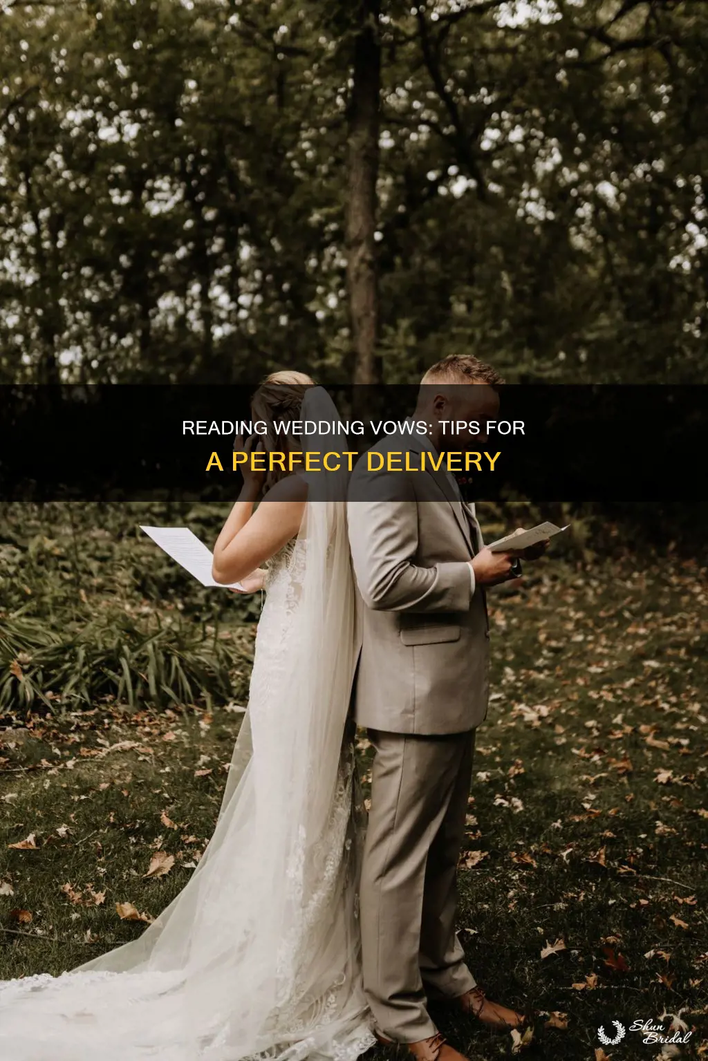 how to read wedding vows