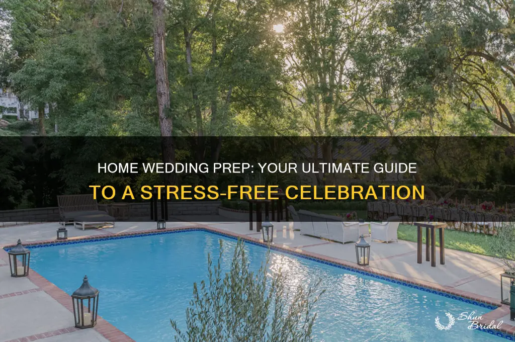 how to ready for wedding at home