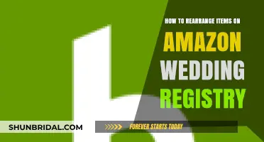 Rearranging Amazon Wedding Registry Items: A Quick Guide