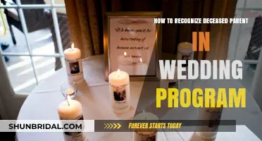 Honoring Deceased Parents: Thoughtful Ways to Include Them in Your Wedding Program
