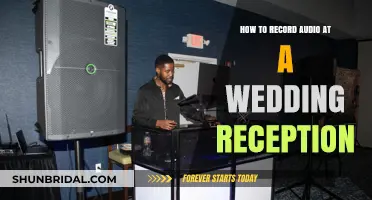 Recording Wedding Reception Audio: Tips for Quality Capture