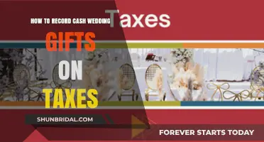 Tax Tips: Recording Cash Wedding Gifts Accurately and Legally
