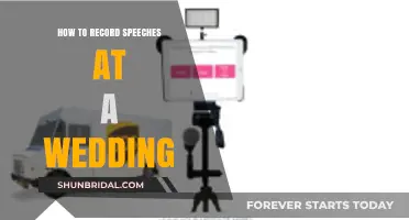 Capturing Wedding Speeches: Tips for Clear, Emotional Audio Recordings