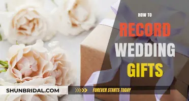 Effortless Wedding Gift Tracking: Tips for Recording and Organizing Presents