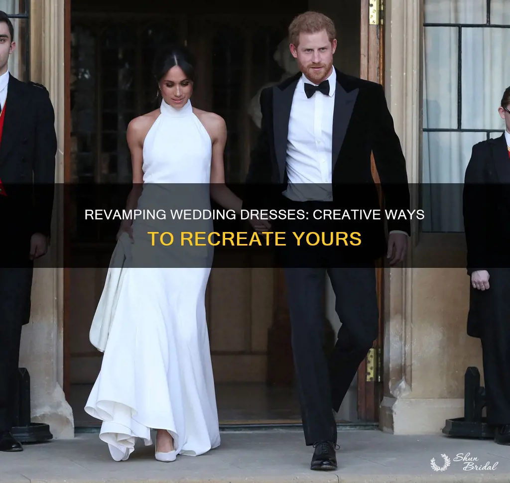 how to recreate a wedding dress