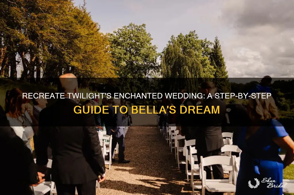 how to recreate the twilight wedding