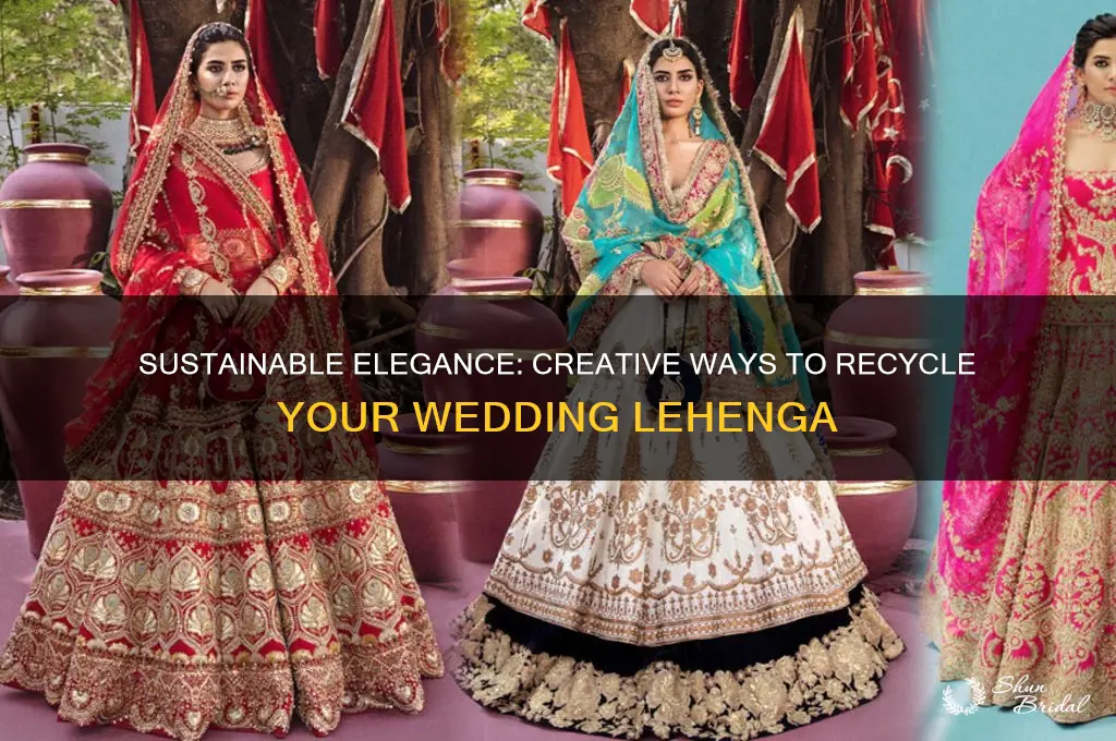 how to recycle wedding lehenga