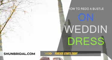 Restyling Your Wedding Dress: Redoing the Bustle