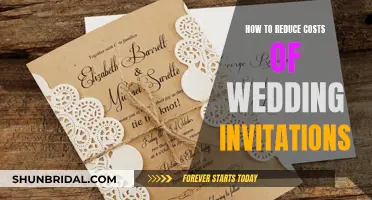 Creative Ways to Cut Wedding Invitation Costs