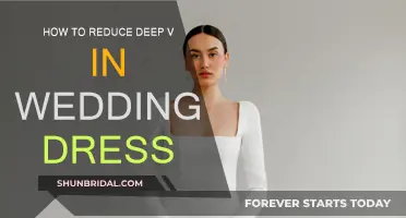 Adjusting Your Wedding Dress: Reducing the Deep V