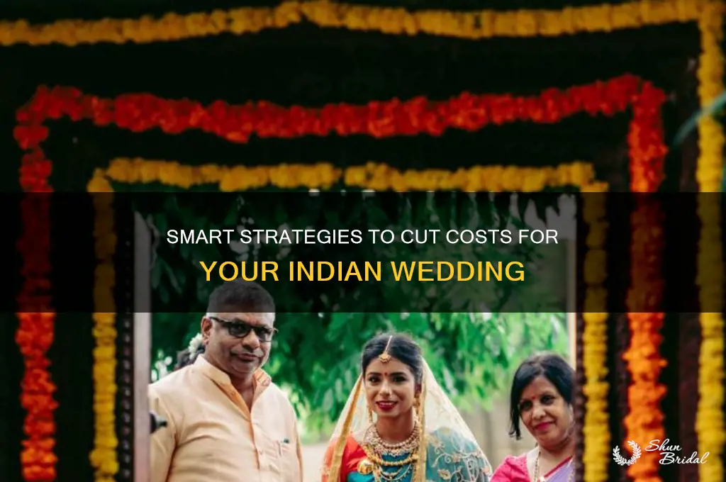 how to reduce indian wedding expenses