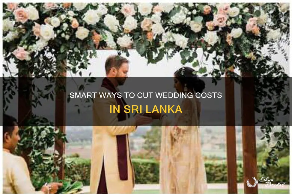 how to reduce wedding cost in sri lanka