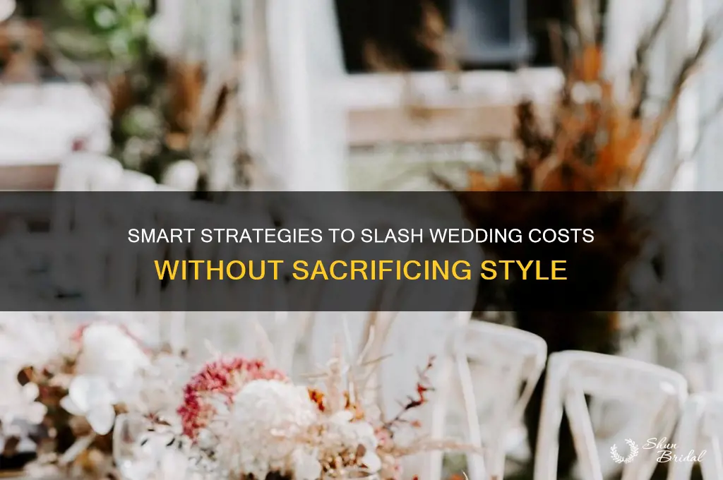 how to reduce wedding expenses