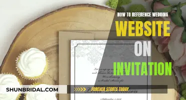 Guide to Including Wedding Website Details on Invites