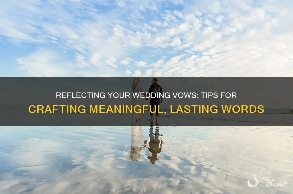 how to reflect a wedding voq