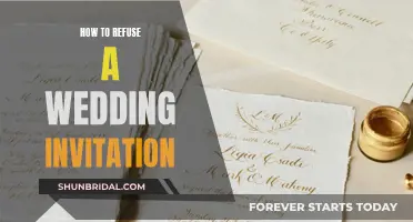 Declining Wedding Invites: Navigating Refusals with Grace