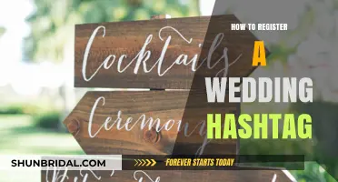 Creative Guide to Registering Your Perfect Wedding Hashtag Easily