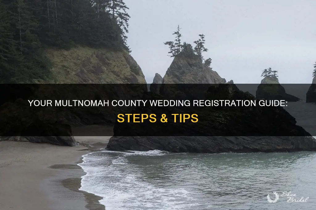 how to register a wedding in multnomah county