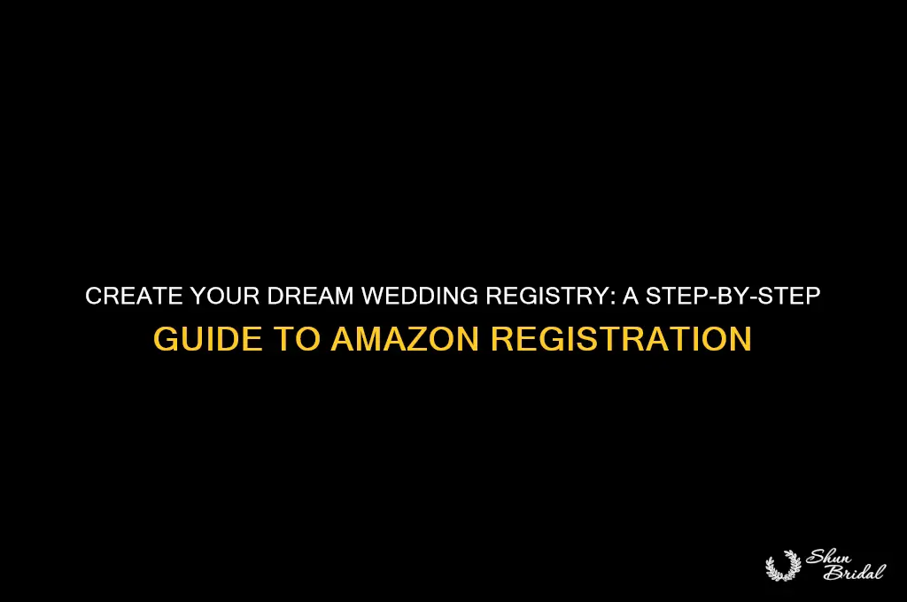 how to register at amazon for a wedding