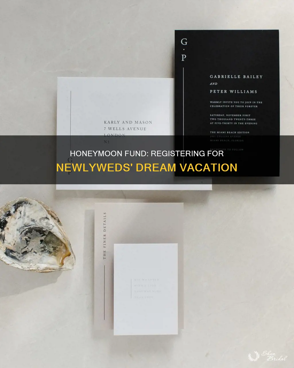 how to register for a honeymoon fund