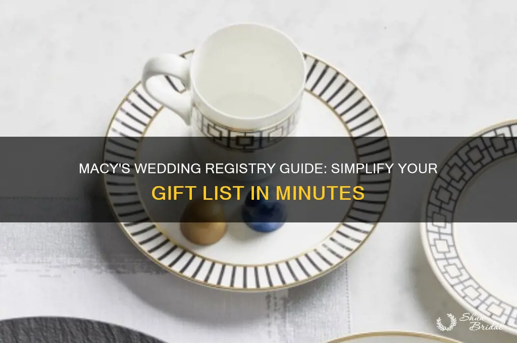 how to register for a wedding at macys