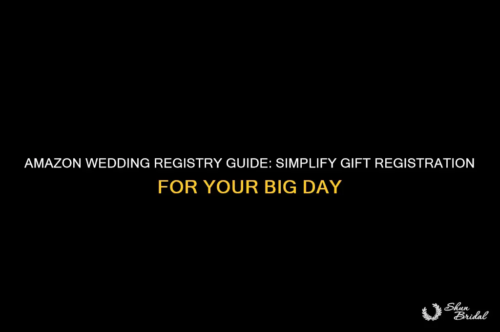 how to register for wedding gifts on amazon