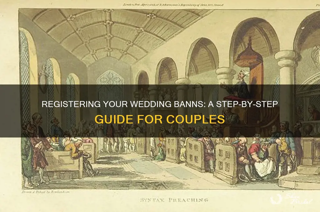 how to register wedding banns