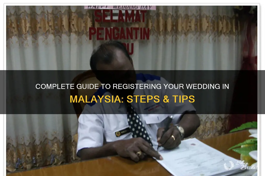 how to register wedding in malaysia