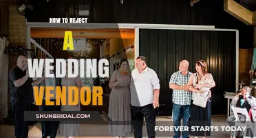 Gracefully Declining Wedding Vendors: A Guide to Polite Rejection