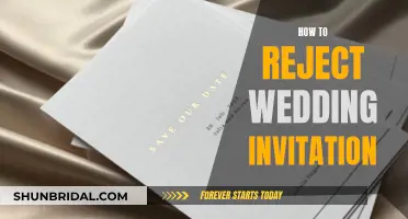 Declining Wedding Invites: Etiquette and Kind Ways to Say No