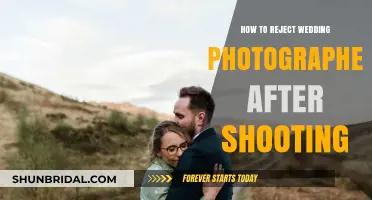 Declining a Wedding Photographer: Post-Shoot